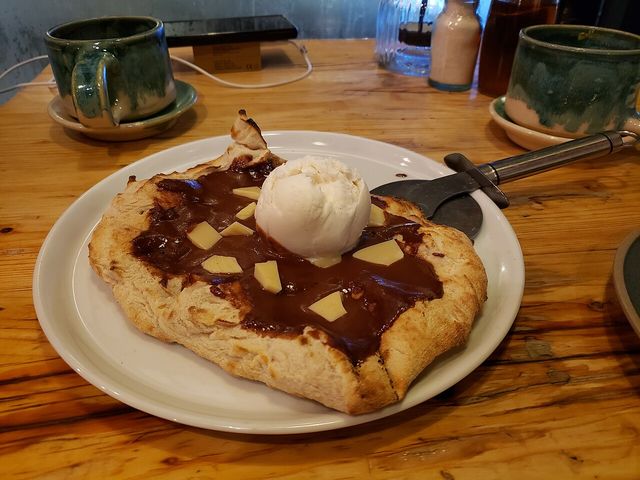 Pizza doce de chocolate